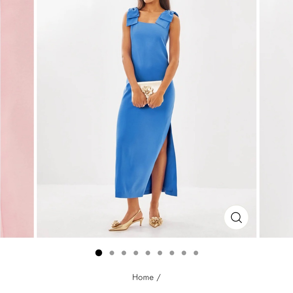 EUC Lilly Pulitzer Vibrant Blue Midi Dress